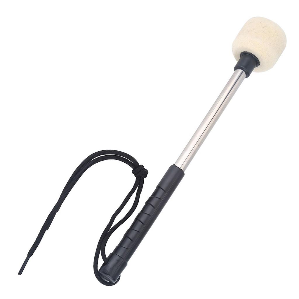 Durable Bass Drum Mallet Drumstick with Wool Felt Head Percussion Marching Band Accessory
