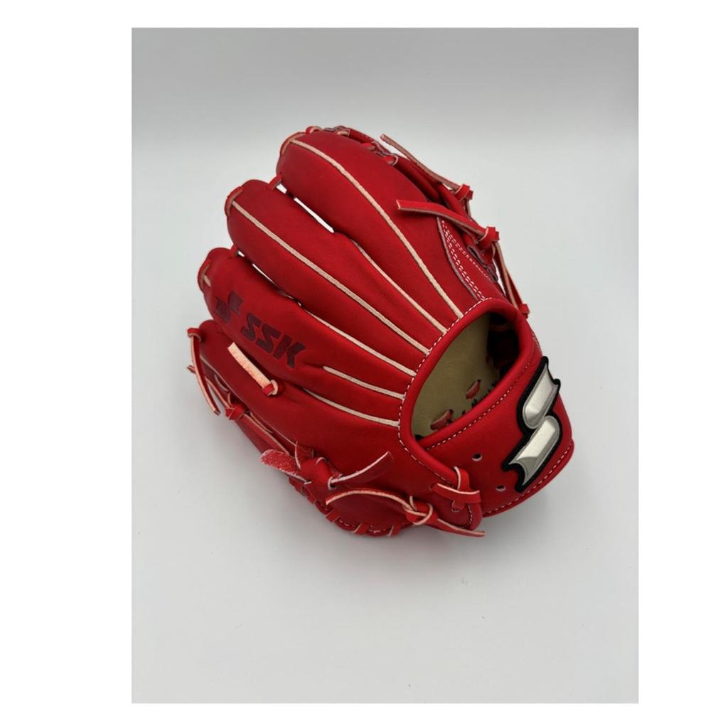 SSK Junior Soft Baseball B Orange R (SSK) Glove, All-Around, SSGBJ124, (32),