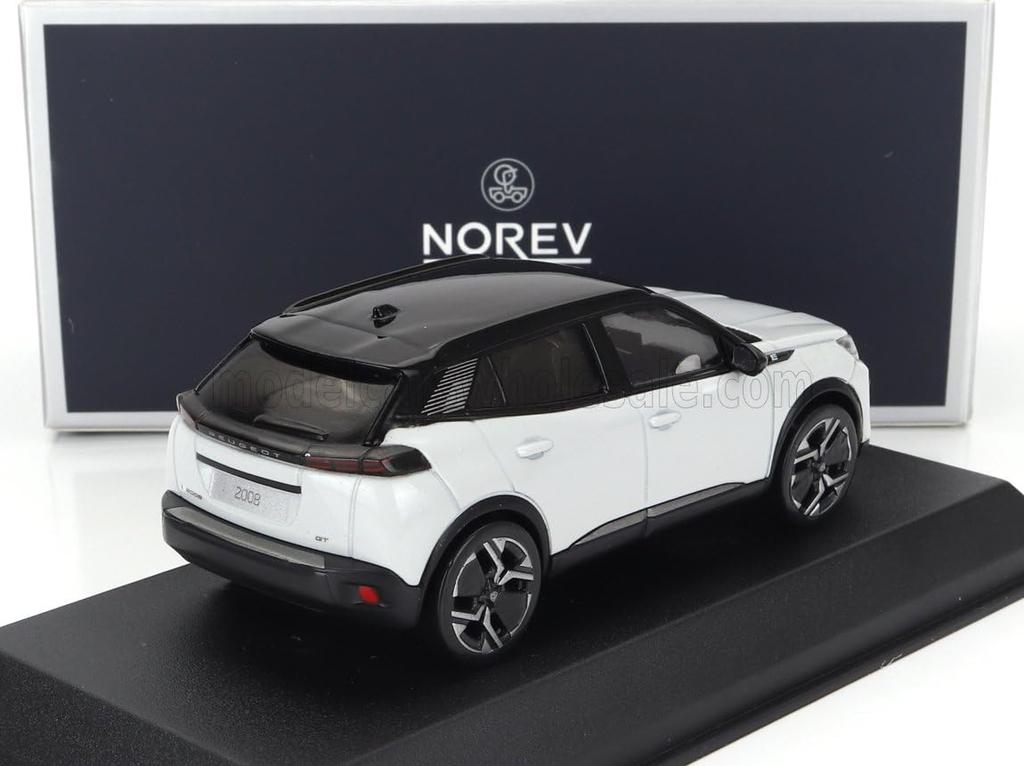 NOREV Peugeot 2008 GT 2024 (White) 1/43 Scale Diecast Model Car