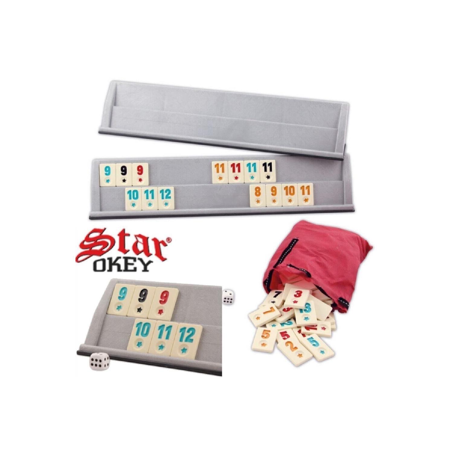 

Plastic Okey Flash Okey Star Lux Plastic Okey першої якості 43 см Home - Набір пластикових Okey для пікніка