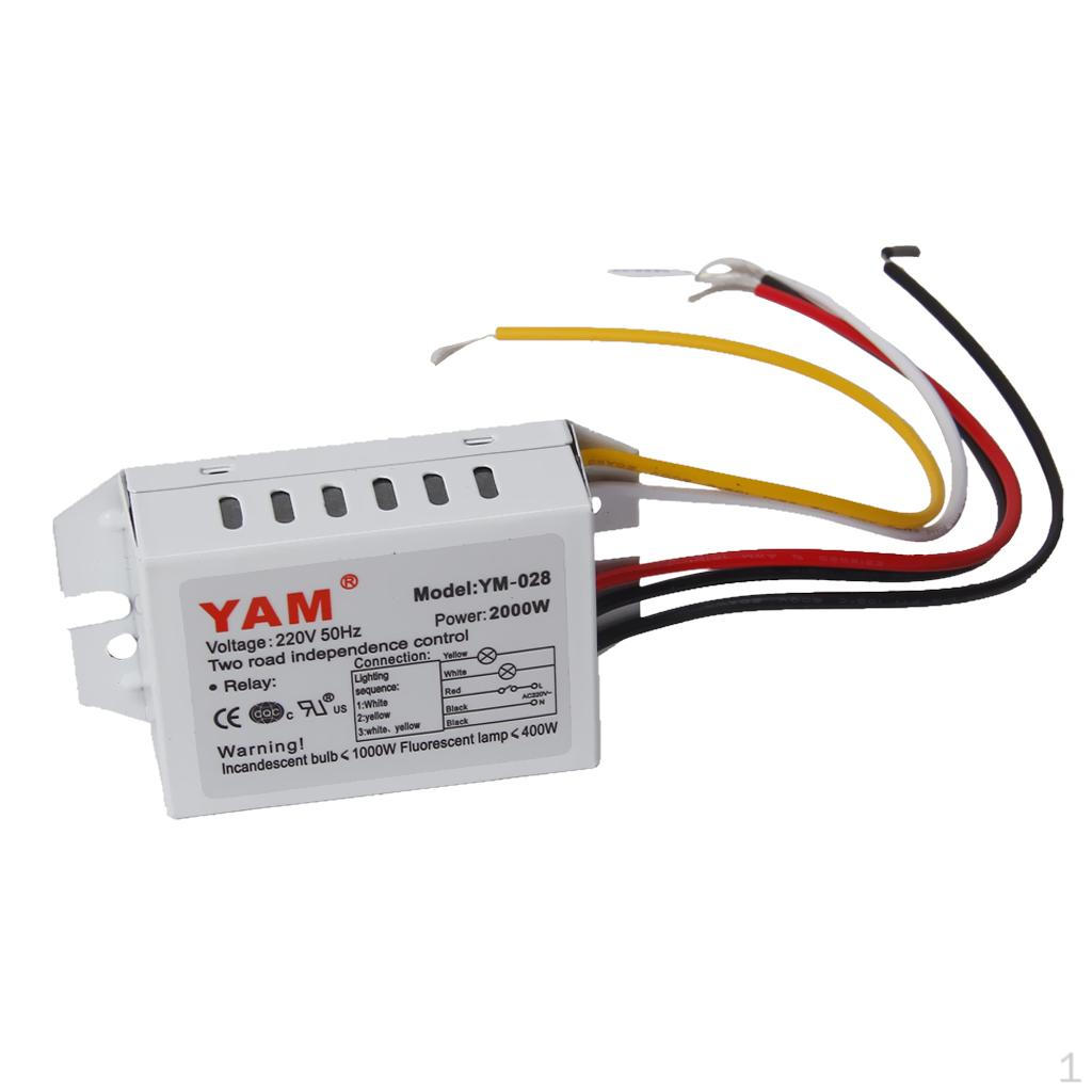 

Digital Subsection Switch 3 Section Lighting Control Controller