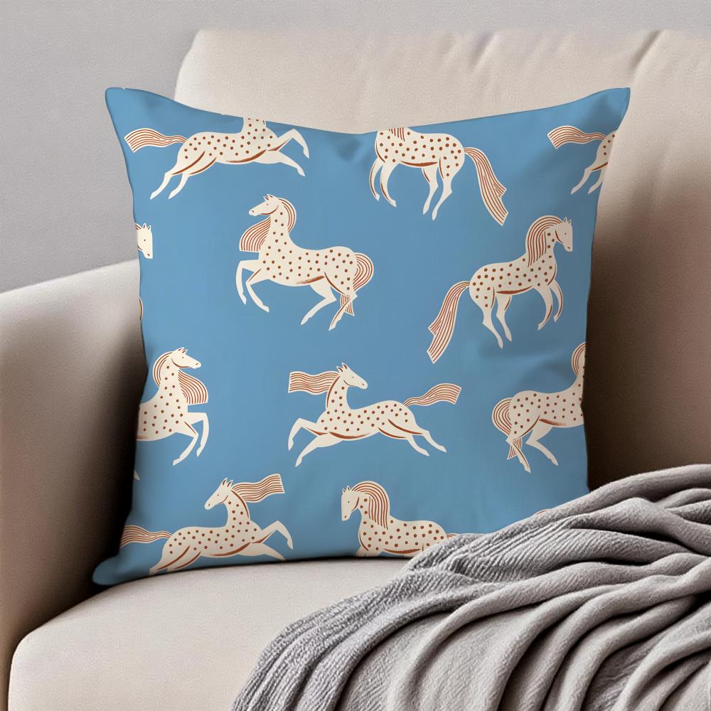 CUTE Dachshunds Cushion Cover Pillowcase Antidustmite Invisible Zipper Short Plush Sofa Cushion