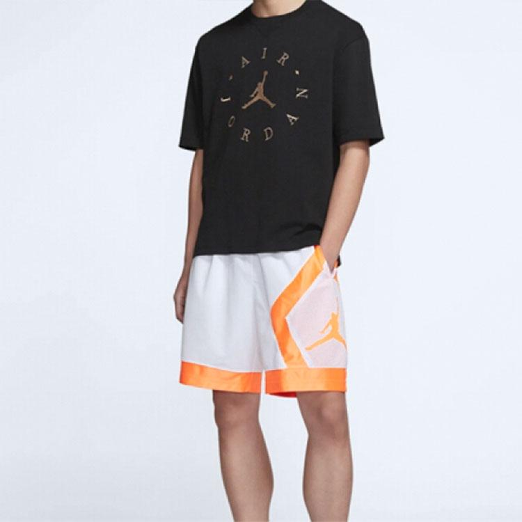 Jordan Jumpman Diamond Mesh Panel Basketball Shorts Men Bottoms White AV3207-102