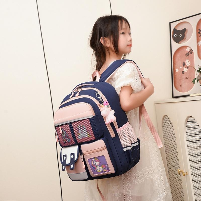Cartoon Animation Boys And Girls Backpack Large Capacity Elementary School Bag Children'S Backpack