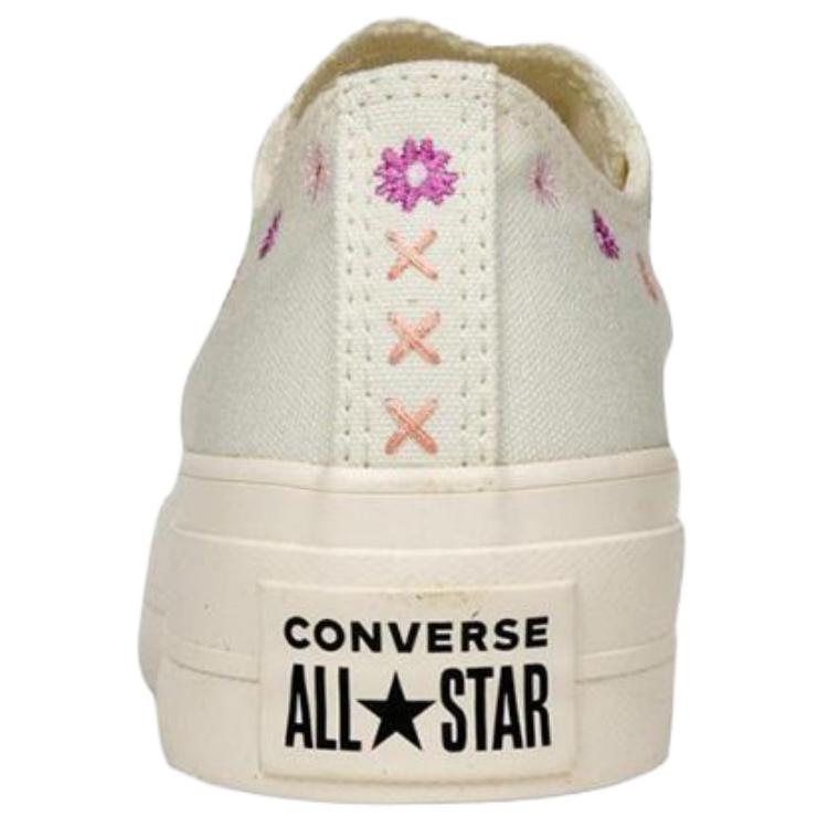 Converse Chuck Taylor Seasonal Versatile Comfortable Durable Low-Top Canvas Shoes Women Sneakers Beige A15008C