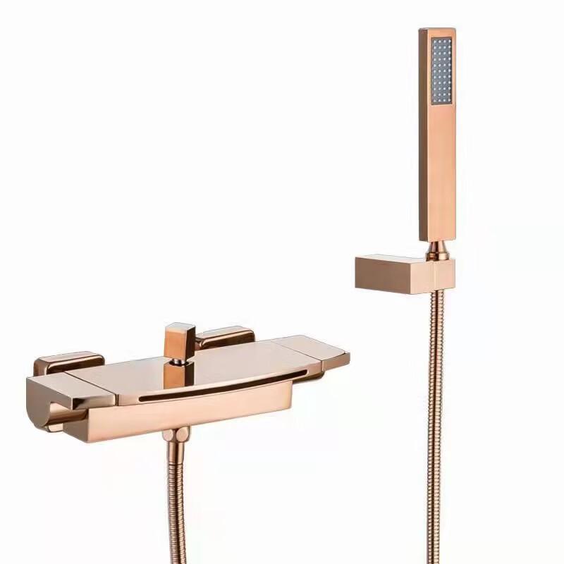 Wall-Mounted Bathtub Faucet with Shower