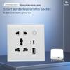 WiFi/ZigBee Smart Socket with Voice Control, Remote Timing, Type-C & USB Fast Charging - New Model