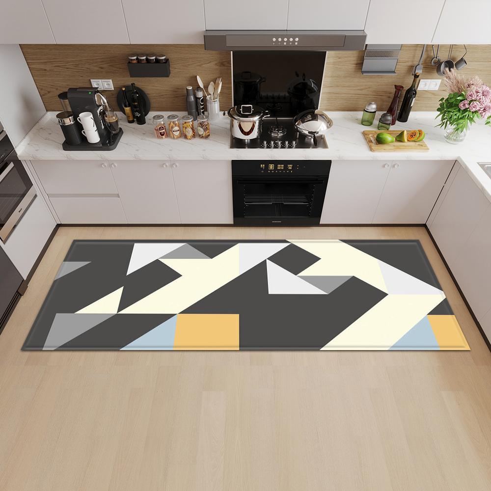 Kitchen Mat Porch Door Mat Bedroom Long Carpet Home Balcony Bathroom Non-slip Floor Living Room Carpet