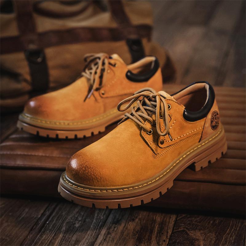 3191 Low-top Tooling Martin Boots British Men's Shilun Retro Platform Versatile Tooling Boots Outdoor Leisure Commuting Men's Shoes