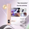 1 Set Chargeable Nail Dryer Machine Uv Led Nail Lamp Timing Display Handheld Mini Nail Lamp Family Quick Dry Flashlight Pen