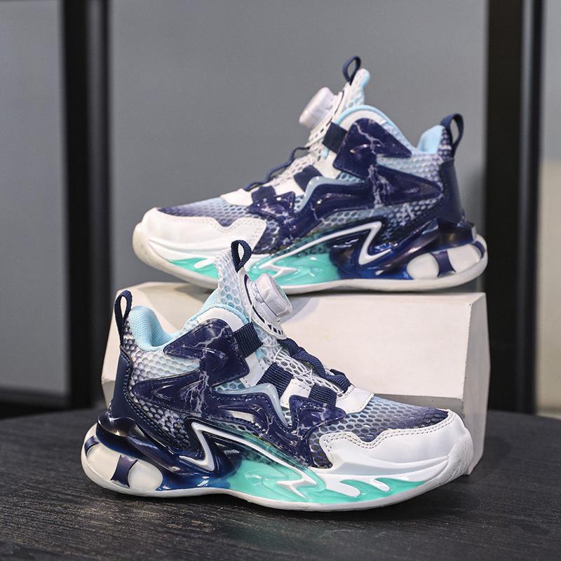 Anji Hydrogen Quick Co Branded Boys' Shoes Children's Lightweight Sports Running Basketball Boys