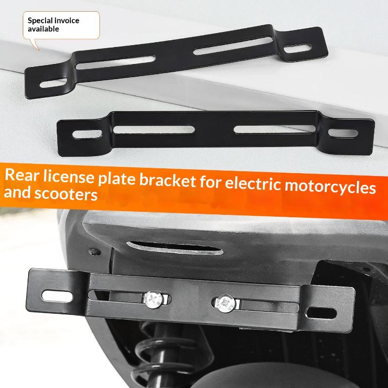 1Pcs Universal License Plate Holder Frame Motorcycles Numbers Plates Fixed Bracket Modification Accessories