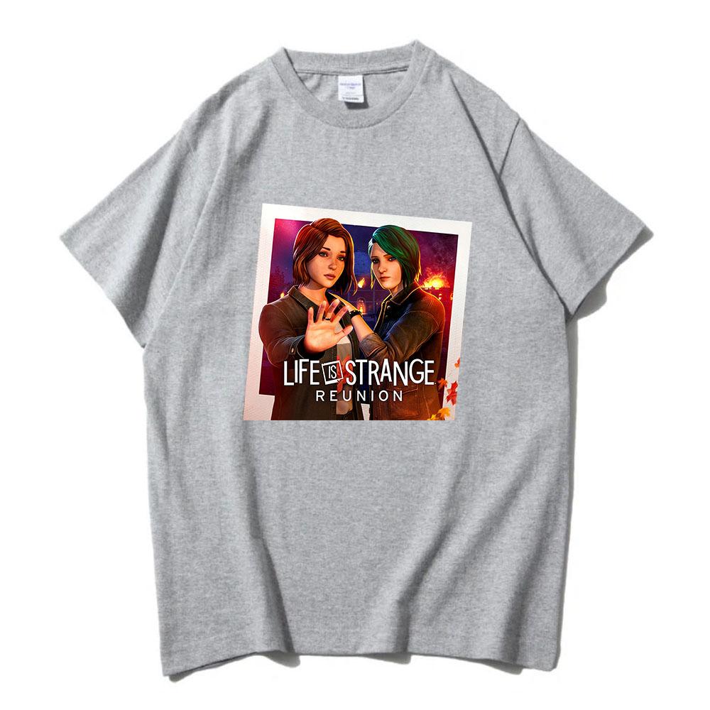 Life Is Strange: Reunion T-shirt Summer Short Sleeve Soft Male Tshirts Hot Game Fashion Design Graphic Merch Unisex Streetwear