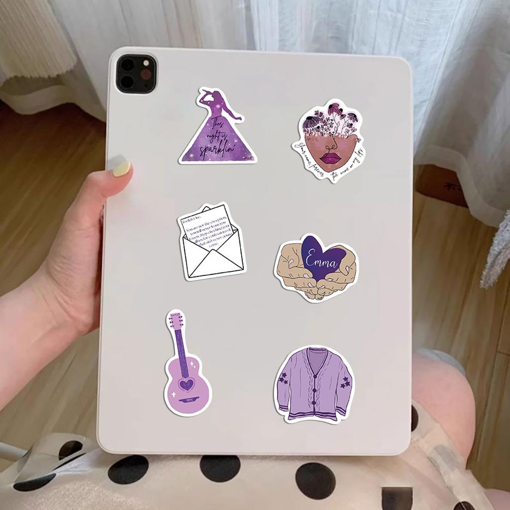 50 Music Album Stickers, Luggage, Guitar, Scooter, Phone Case, Water Cup Stickers