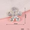 Five-Petal Diamond Flower Snowflake DIY Phone Shell Sticker