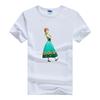 Casual Frozen Anna Aisha Princess Ladies Tops Disney Cartoon Tshirt Women T Shirts Clothing Short Sleeve Oversized Girl Blouses