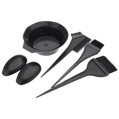 Set de instrumente de vopsea pentru vopsea pentru culoarea părului cu bol, 5 buc