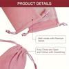20pcs Thickened Jewelry Gift Bags with Drawstrings - Soft Storage Pouches for Wedding Favors,General Use Jewelry Organizers