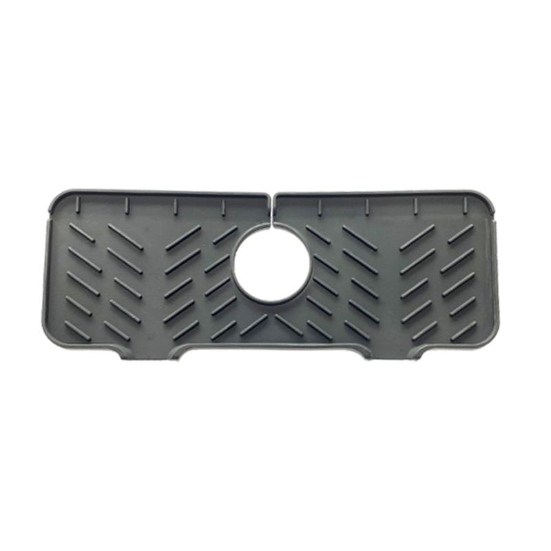 Sink Draining Pad Behind Faucet Drip Protector Splash Countertop Durable Use for Kitchen Bathroom Bar Countertop Protect