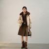 Fashion Short Winter Faux Fur Coat for Women Korean Style Classic Young Elegant Cotton Padded Jacket Versatile Warm Outerwear