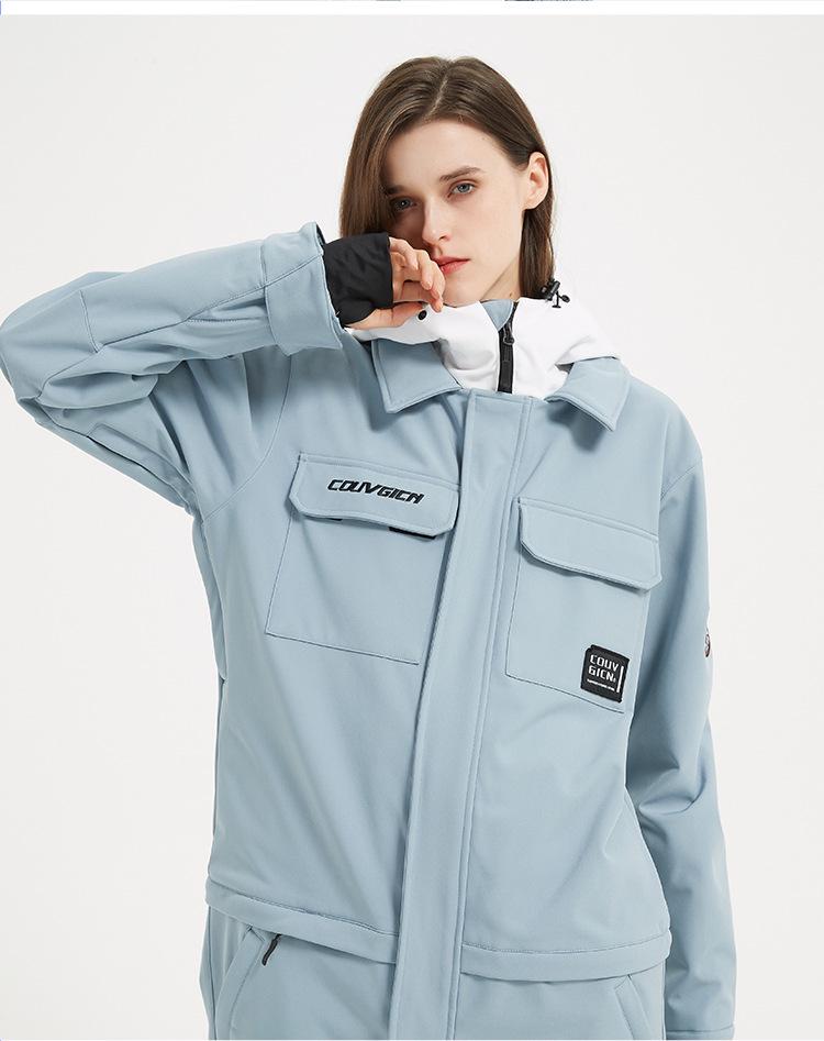 Unisex Adult Ski Suit: Windproof, Waterproof, Warm Snowboard Set for Couples