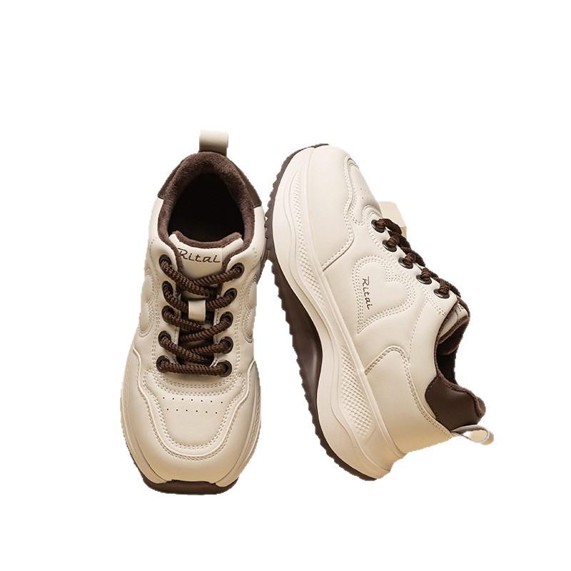 Women's Breathable Spring 2025 Casual White Sneakers - Versatile Non-Slip Travel Shoes (LF1152M)