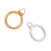 10 Pcs Window Treatment Clip Rings Shower Curtain Drapery Rings Curtain Hooks with Eyelets for Curtains and Rods