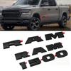Style de Voiture Autocollant d'Aile Latérale de Porte Lettres Ram Logo Emblème Couvercle pour Dodge Ram 1500 2019 2020 2021 2022 Décalcomanies de Carrosserie Accessoires