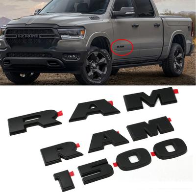 Stylizacja Samochodu Naklejka na Błotnik Boczny Drzwi Logo Emblemat Litery Ram Pokrycie do Dodge Ram 1500 2019 2020 2021 2022 Naklejki na Karoserię Akcesoria