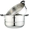 SUPOR 28cm 2-Layer Stainless Steel Steamer Pot