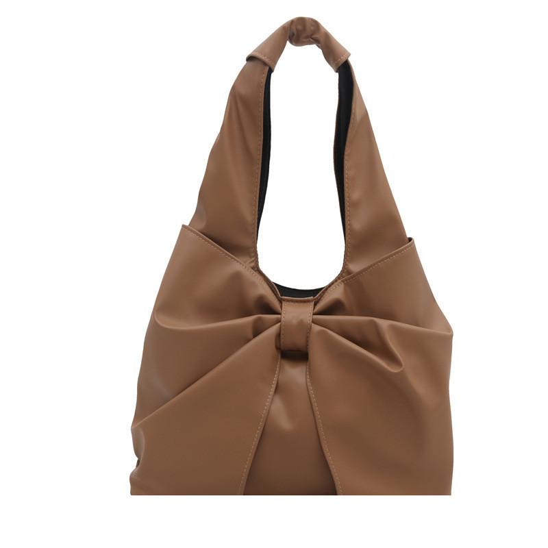 Modern Large Capacity Butterfly Knot Tote Bag With Magnetic Closure For Daily Use