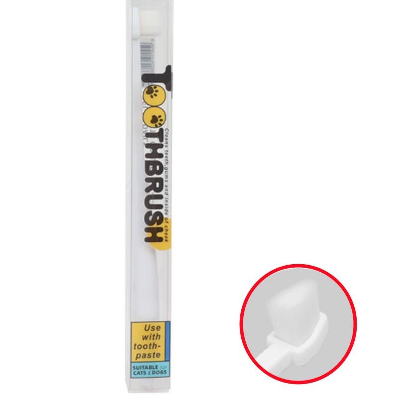 Dog Toothbrush Dog Teeth Cleaning 360 Degrees Brush for Dogs Cat Oral Cleaning Soft Hair Pet Toothbrushes Long Handle Dogs Brush