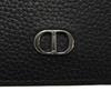 Used 10656 CD Icon Card Holder 2ESCH135CDI_H00N 7946 Current Icon Signature Grain Calfskin Pass Case/Business Card Logo