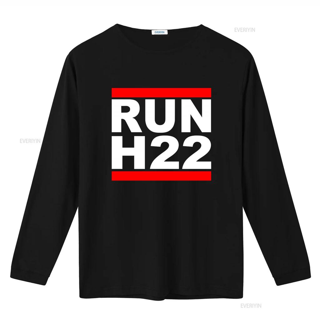 JDM H22 H22A Euro R Prelude Type S Dohc Vtec Engine Motor Mounts Swap T Shirt Run vintage Washed Breathable homme Comfortable