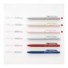 Pentel Calme Oil-Based Ballpoint Pen, 0.35mm, Pink, Beige, Gray, BXA103ST1AMZ, 3-Set
