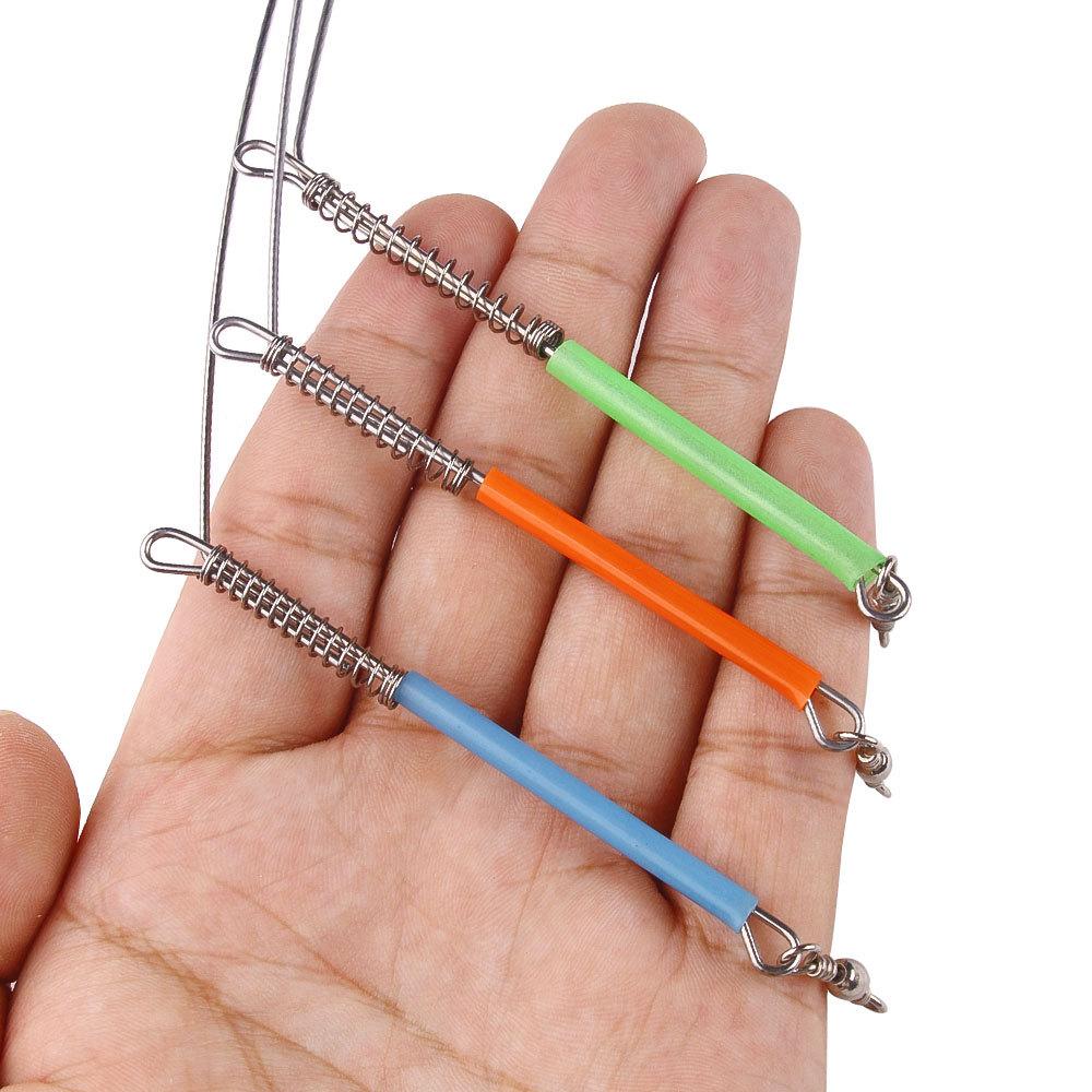 Sea Fishing Connector 20cm 30cm 40cm Fishing Rig Swivel Wire Steel Fishing Gear Accessories Set