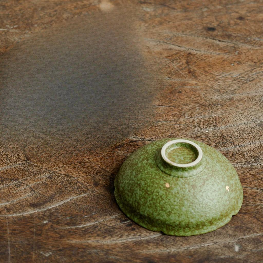 Peacock Green Flint Red Master Cup Ceramic Tea Cup Personal Use Lotus Hat Cup Kung Fu Tea Set Single Cup