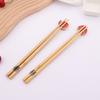 5 Pairs Bamboo Wooden Chopsticks Chinese Food Tableware Japanese Sushi Sticks Washable Dishes Kitchen Accessories Set