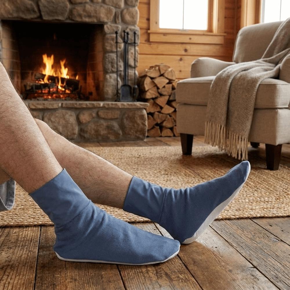 Keeping Warm Air Conditioning Sleep Socks Mugwort Bottom Middle Tube Socks Winter Season