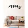 Metal Bird Wall Decor, 1 Piece, 3D Iron Art Sculpture, Home Ornament, Garden Accent, Housewarming Gift