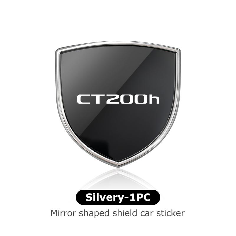 YOM1 3D Metal Car Styling Shield Stickers Trunk Exterior Accessories For Lexus RX350 IS250 IS200 GS300 LX570 RC350 UX250h ES350