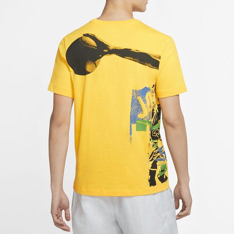 Jordan T Shirt Men's Amarillo Yellow CJ6224-728