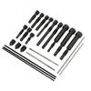 22PCS Set Glow Plug Electrodes Removal Tool Kit Metal Portable Complete with Storage Box