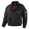 Giacca Militare da Uomo Casual per Esterno Impermeabile con Collo Alto Giubbotti Bomber Cappotto con Tasche Multiple Uomo Zip Frontale Cargo Giacca a Vento da Esercito Capo d'Abbigliamento