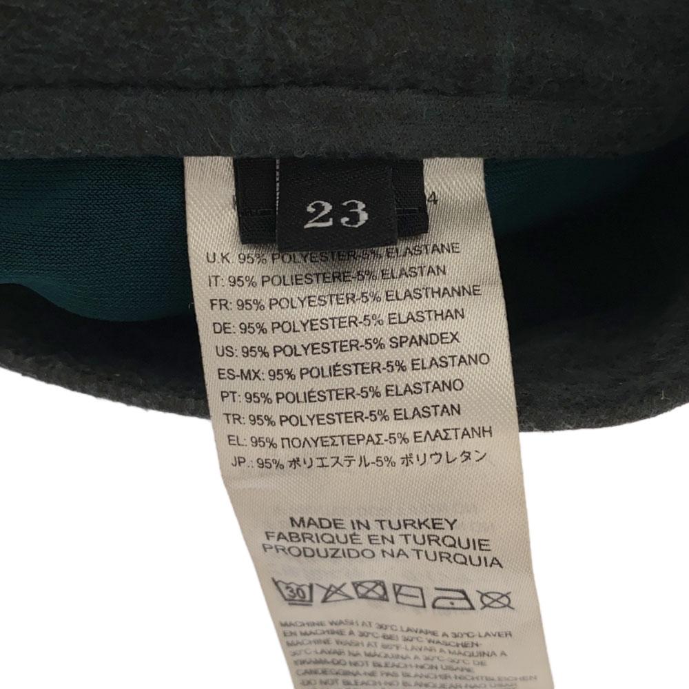 DIESEL Leopard Pattern Animal Midi length flare skirt 23 green Side zip Women Used