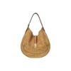 Classic Print Leather Tote Shoulder Bag Large Women Bags Camel Brown 100056863