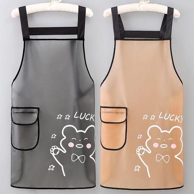 Waterproof Oil-Proof Little Bear Apron with Custom Logo for Kitchen and Catering