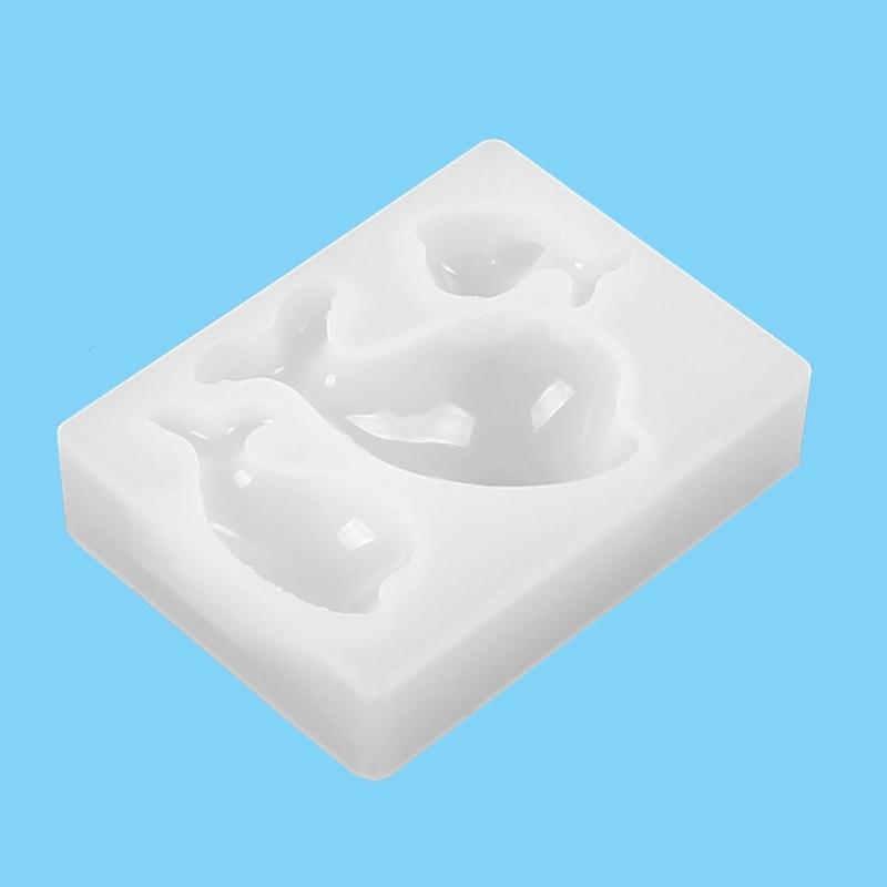 Dolphin Silicone Mold Melt Aromatherapy Making Cupcake Chocolate Handicraft Making Mould Household Supplies