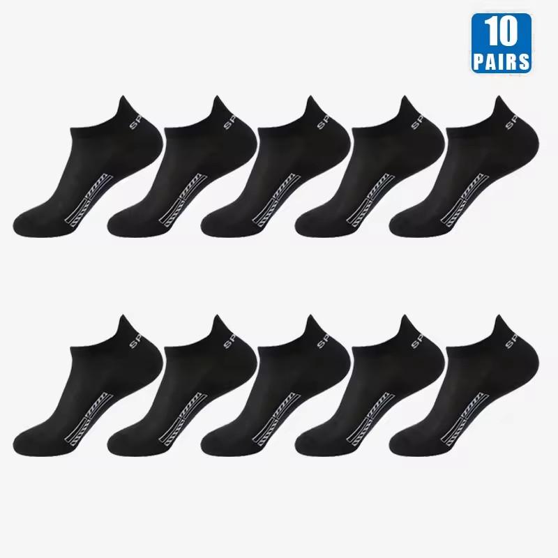 1/10/20/30 Paar Unisex Kurze Socken Modische Sportliche Niedrig Geschnittene Rundhals Knöchelsocke Mesh Schweißabsorbierend Atmungsaktiv Lässige Socke