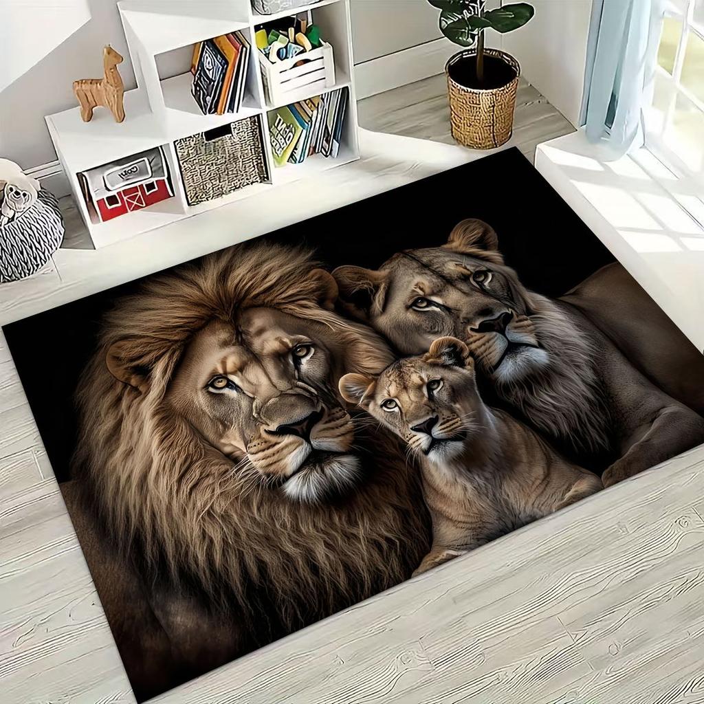 27 Style Wild Animal Lion Beast Cartoon Rug for Bedroom Living Room Sofa Home Doormat Decor, Large Kid Play Non-slip Floor Mat